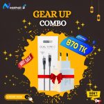 GearUP GP007 45W Fast PD Charger & GearUP CC6015 Type-C to C 60W PD cable (Combo)