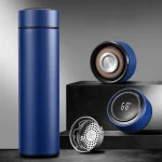 Modern Style Hot & Cold Flask With Led Temperature Monitor (Golden-সোনালী) - Image 4