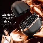 Wireless Portable Straight Hair Comb (Black)